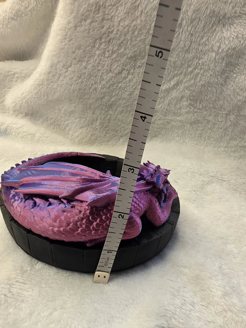 Blue & Pink Dragon Goth Trinket Jewelry Dish